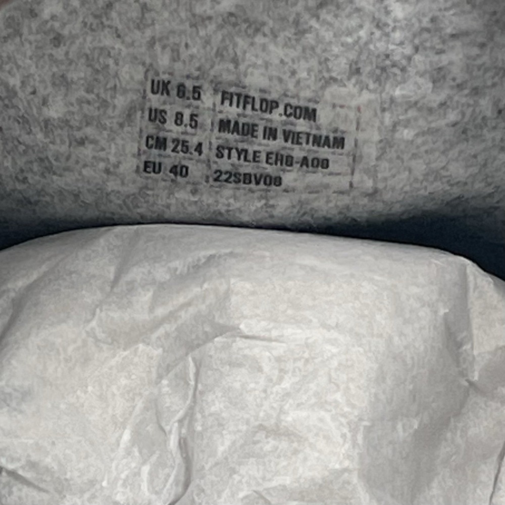 Fitflops Shuv Felt Clogs Womens 8.5 Gray Slip on Comfortable Causal Shoes - Picture 8 of 11